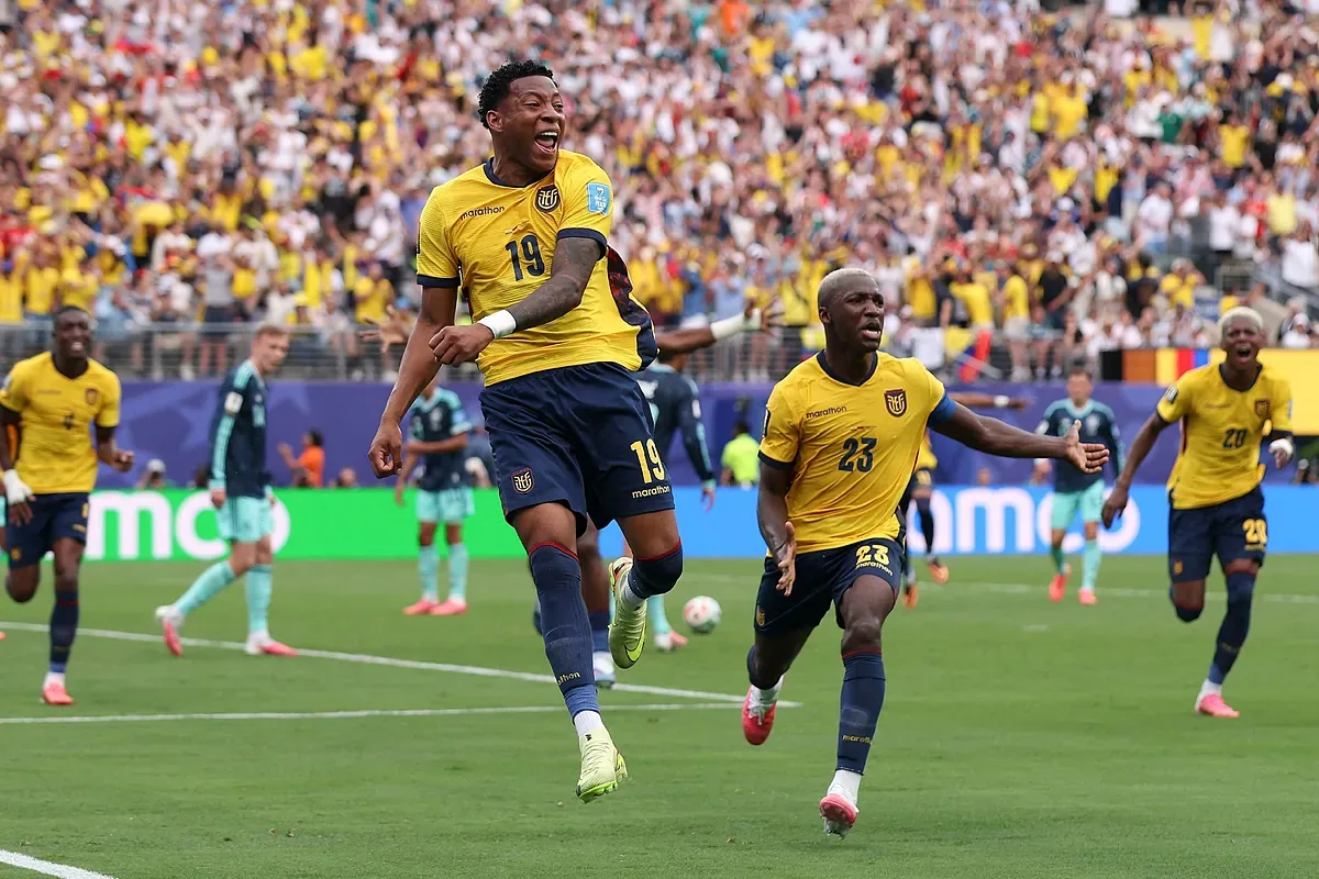 Polémica en el gol de Sané durante el partido entre Alemania y Ecuador