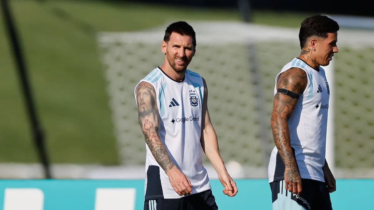 Argentina podría rotar su once inicial contra Jordania, con Messi en el banquillo