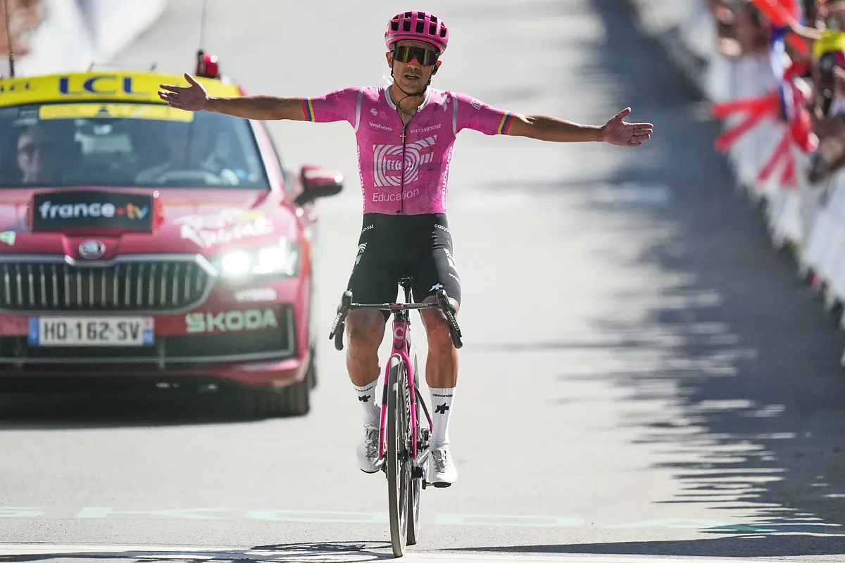Carapaz triunfa en Orcières-Merlette en el Tour de Francia