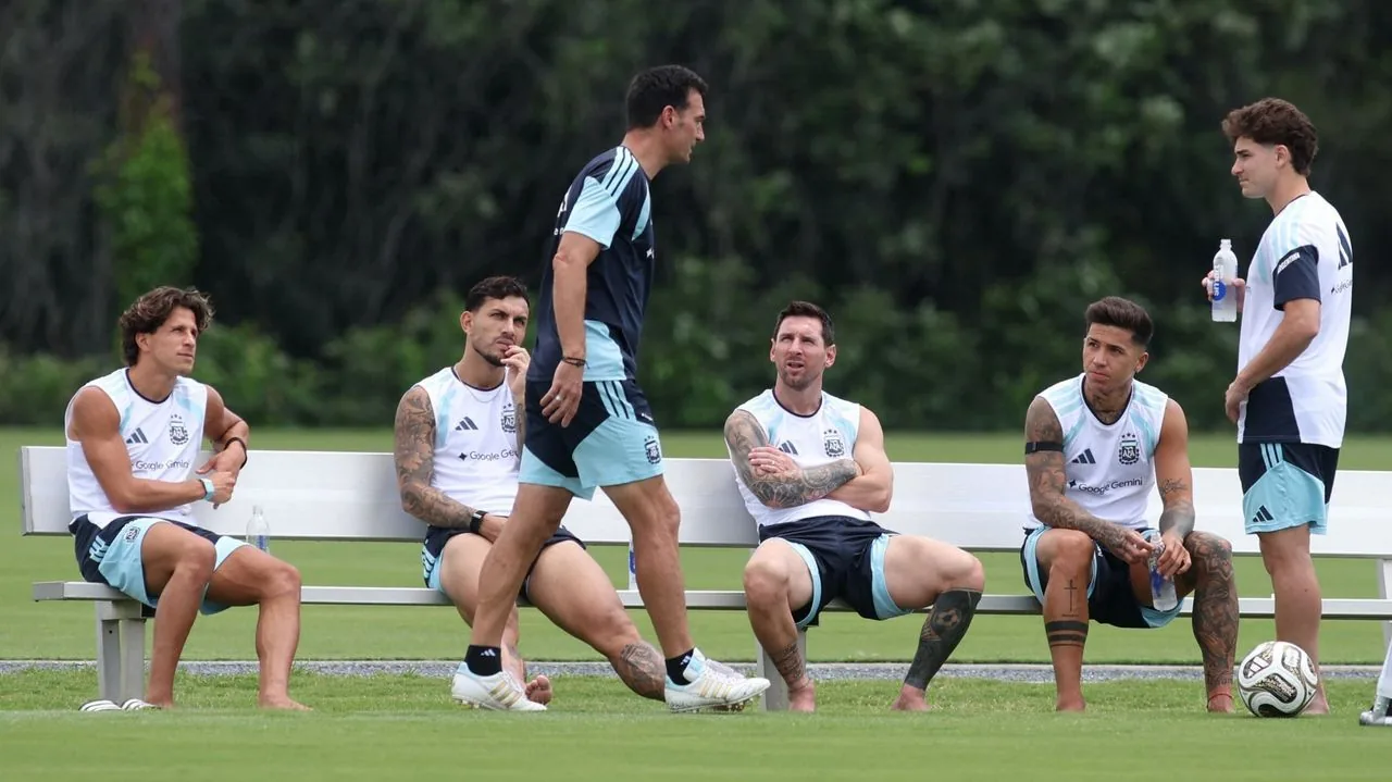 La selección argentina se prepara para la final contra España con un plan definido
