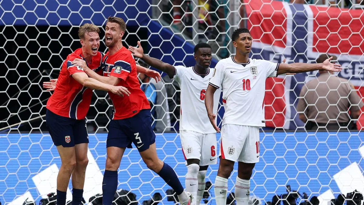 La FIFA desestima la protesta de Noruega por el gol de Bellingham tras el toque del balón en el cable de la cámara
