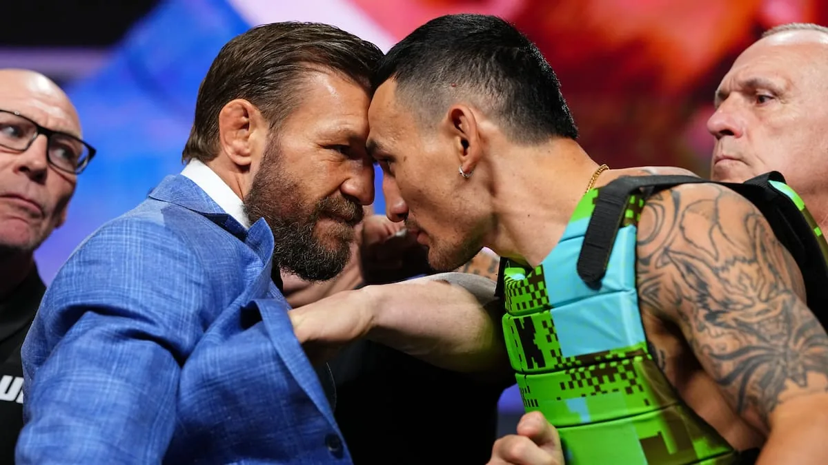 McGregor y Holloway se enfrentan en el UFC 329 tras el pesaje ceremonial en Las Vegas