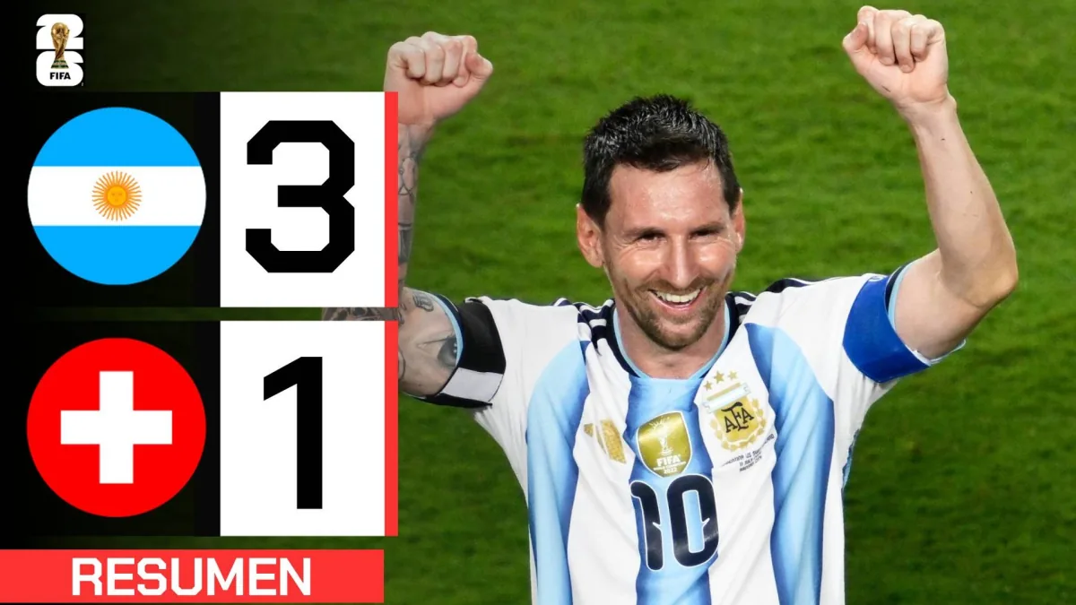 Kansas City: Argentina avanza a semifinales del Mundial tras vencer a Suiza en la prórroga
