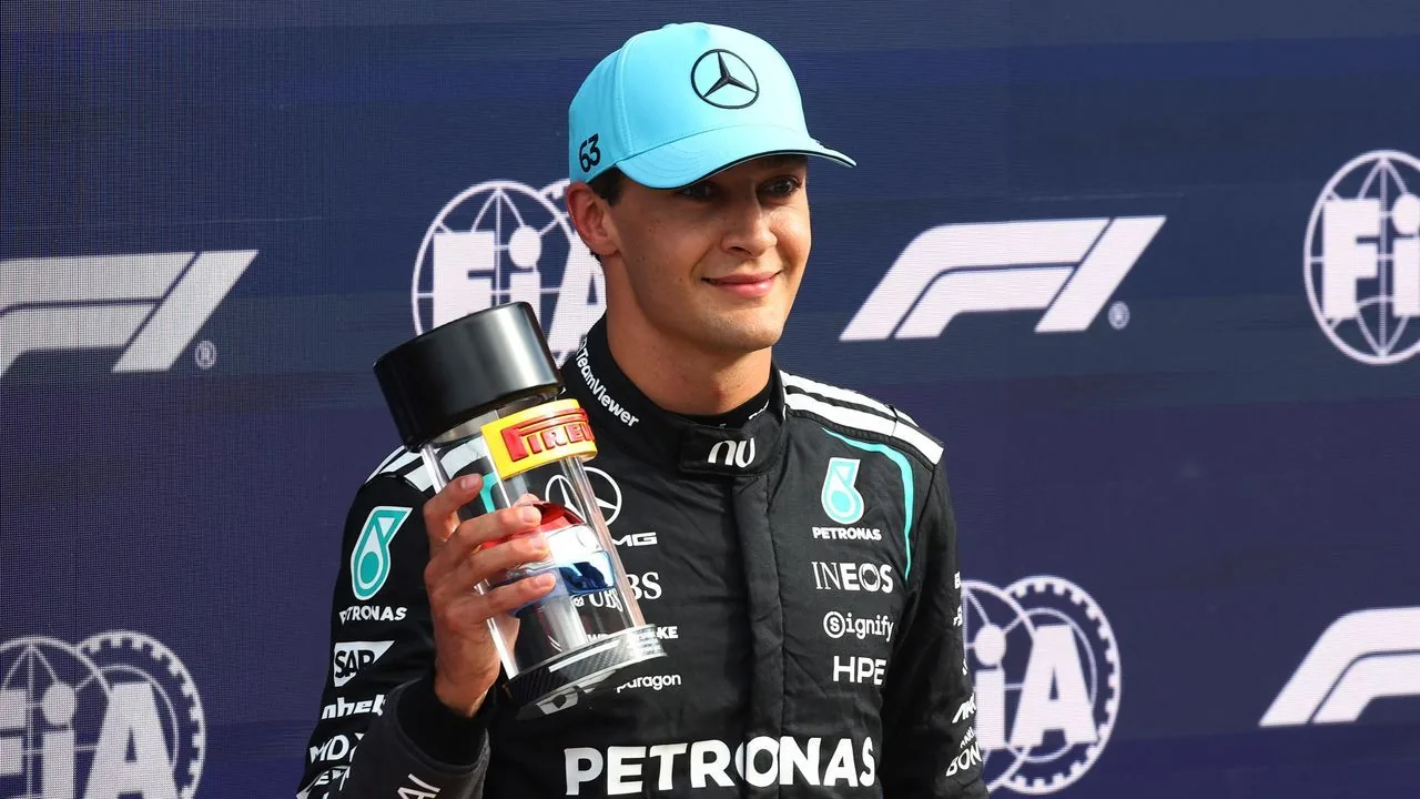 Zandvoort: Russell logra la pole en la carrera sprint, Alonso y Sainz eliminados