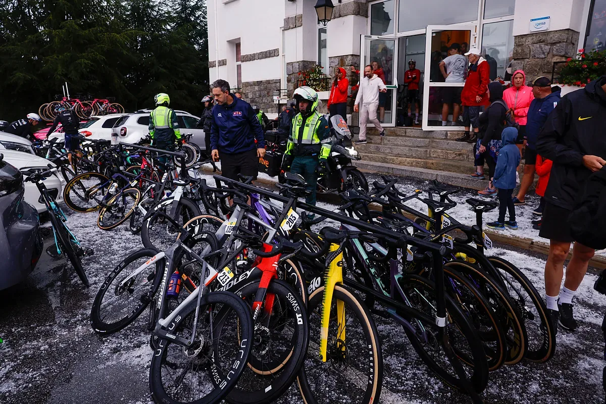 La Vuelta: Granizada obliga a cancelar etapa en Font-Romeu