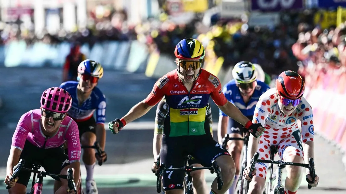 Kim Le Court gana la sexta etapa del Tour de Francia Femenino en Tournon-sur-Rhône