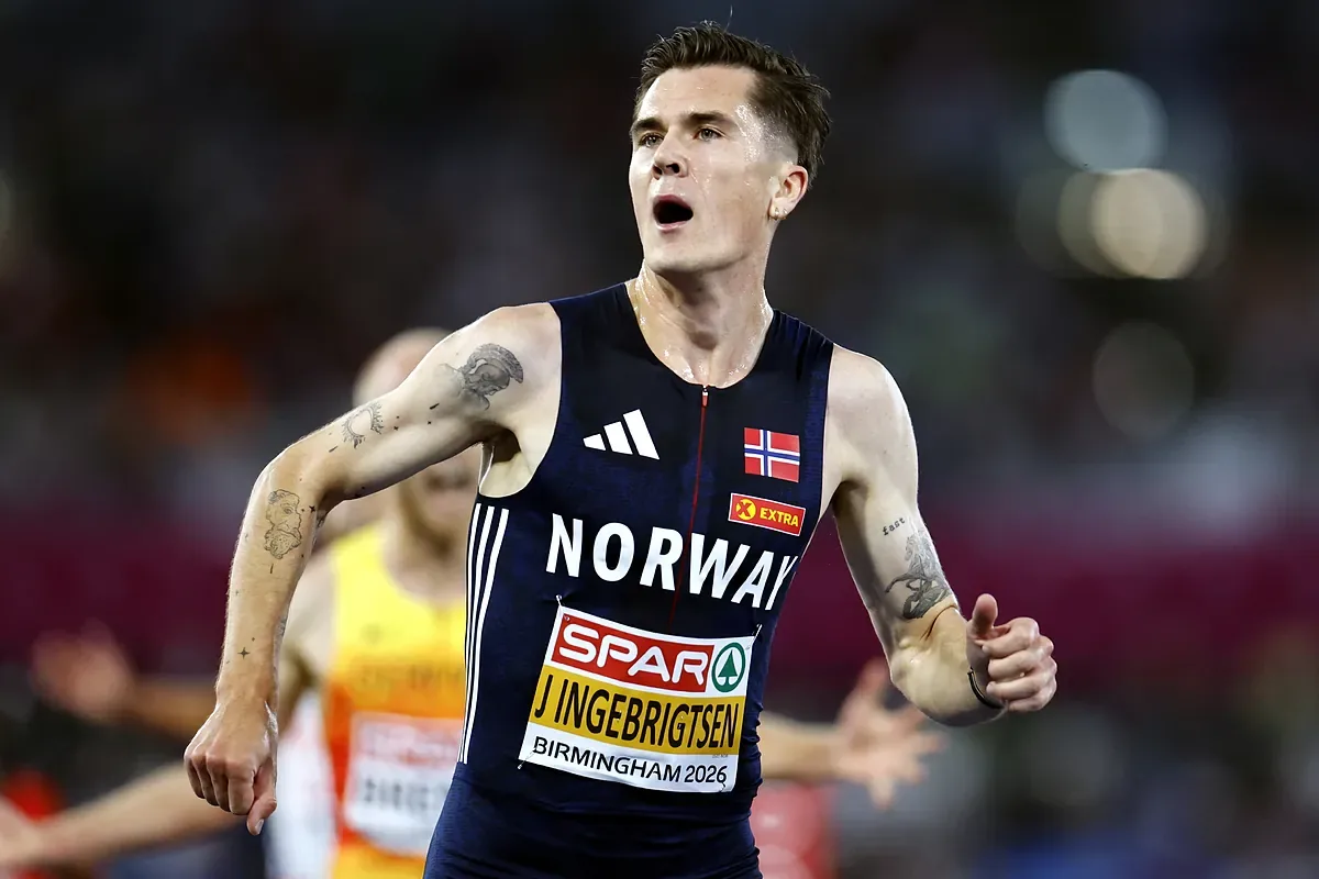 Birmingham: Ingebrigtsen logra su cuarto oro consecutivo en los 5.000 metros